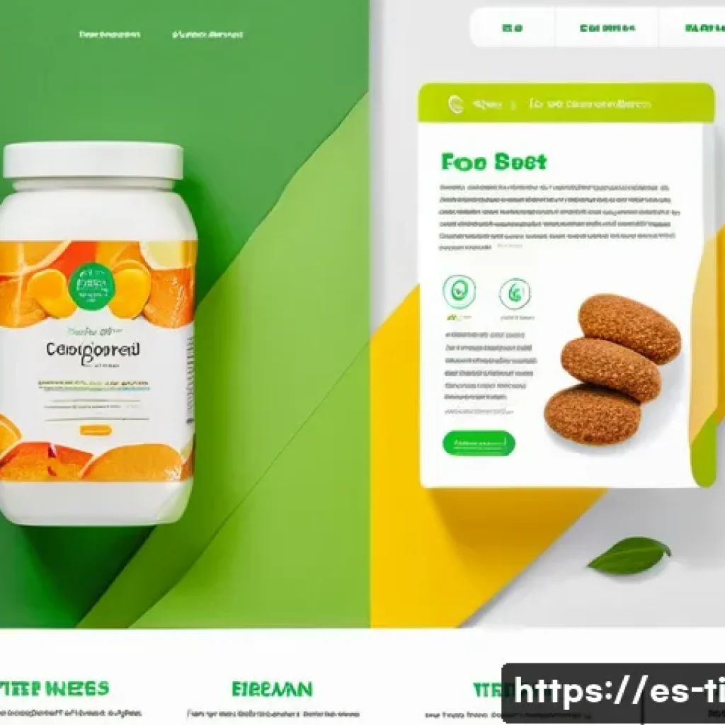 건조 식품 제조에서의 마케팅 전략 - A vibrant and modern online store interface showcasing dehydrated healthy snacks, featuring high-res...